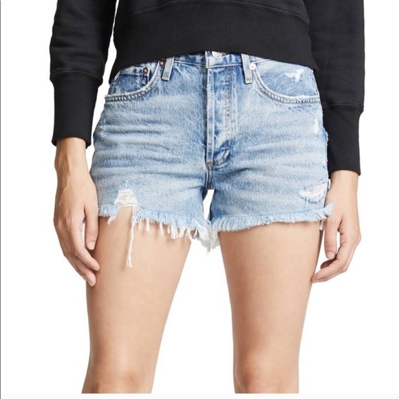 Agolde Parker Vintage Cut Off Short In 